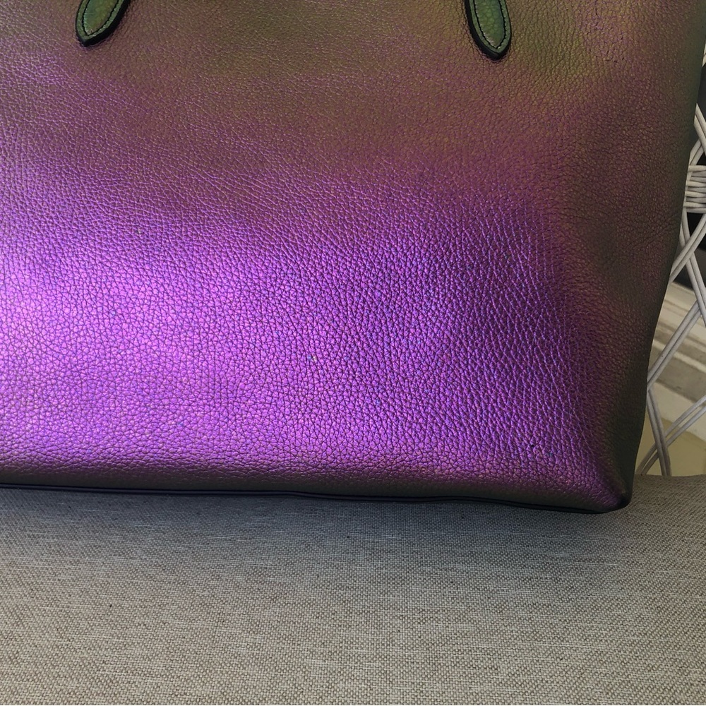 Coach Iridescent Pink Tote - Picture 8 of 15